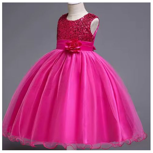 Pink Children Ball Gown, Kids Party Dress