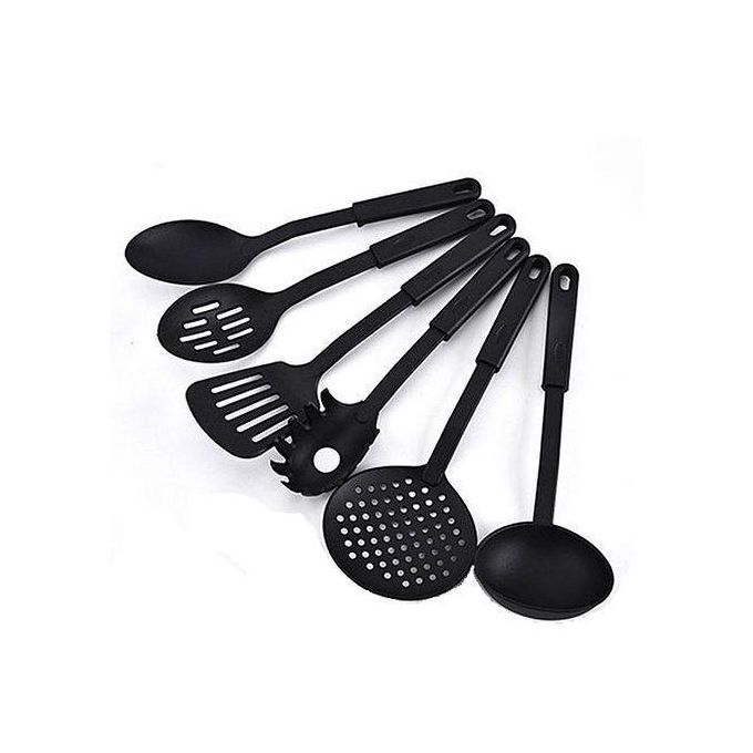 Non-stick Plastic Cooking Spoon Set