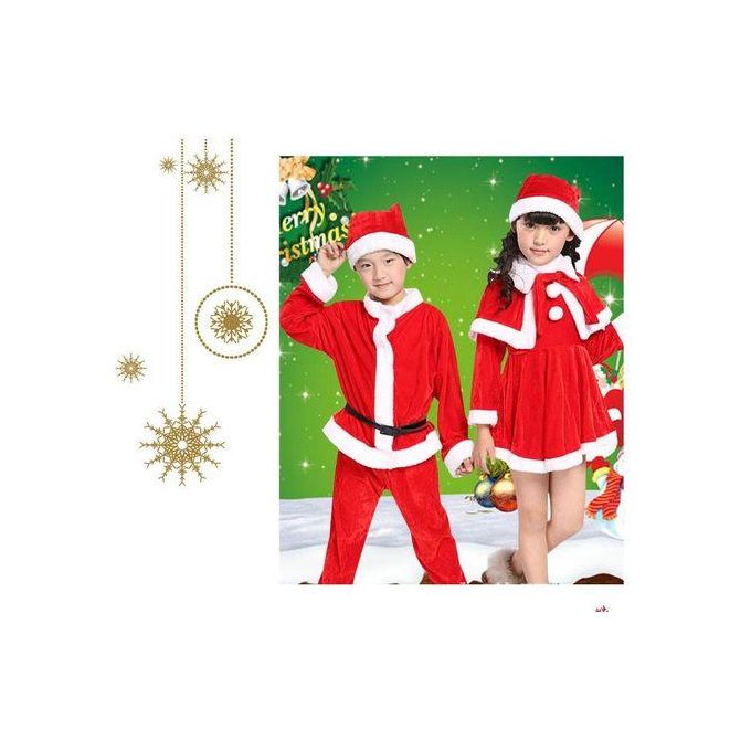 children's Christmas costumes Santa suits