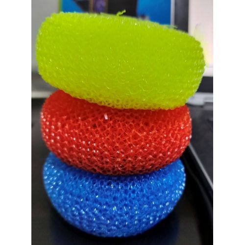 Multi Purpose Scrubbing Washing Dishes Sponge- 3pcs
